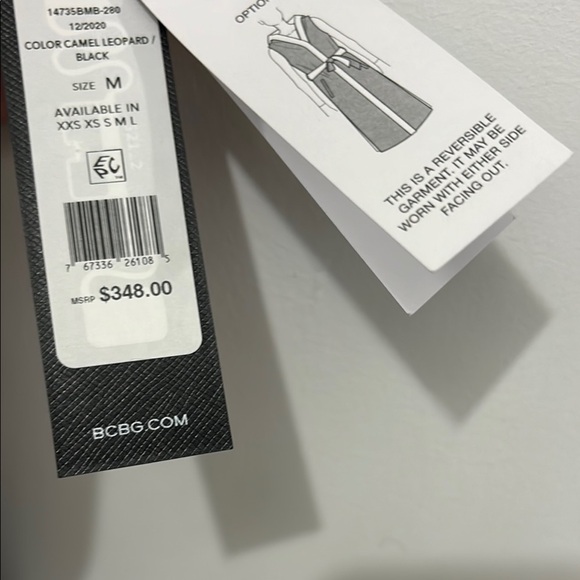 BCBGMAXAZRIA Leopard Print Hooded Dress - Picture 4 of 6